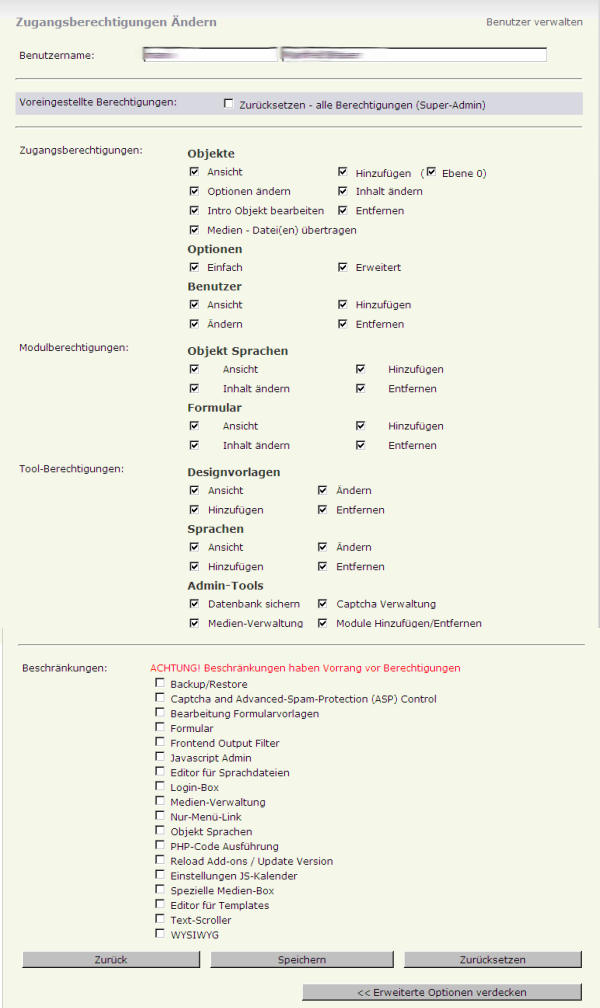 permissions